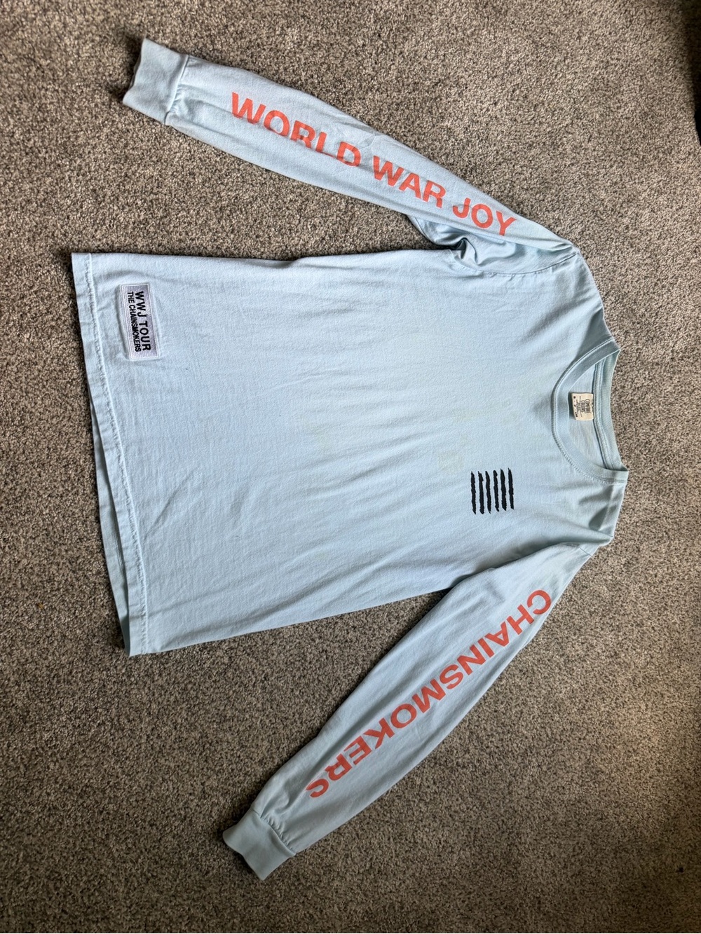 The Chainsmokers World War Joy Tour Shirt - Long Sleeve